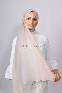 Chiffon Dégradé - Beige pink