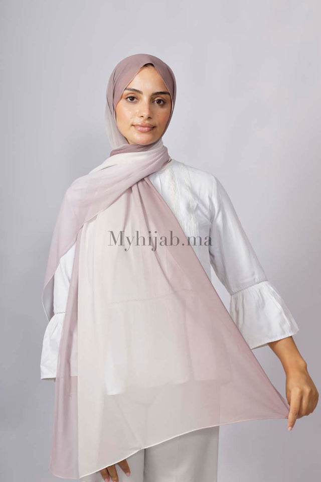 Chiffon Dégradé - Beige neoud