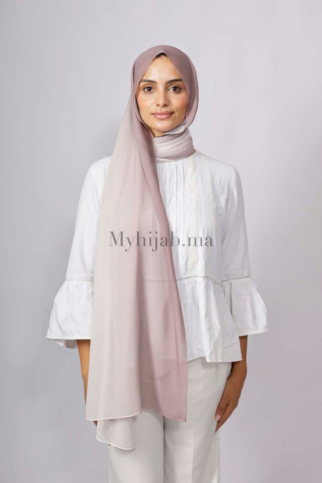 Chiffon Dégradé - Beige neoud