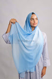 Muslin Dégradé - Bleu ciel