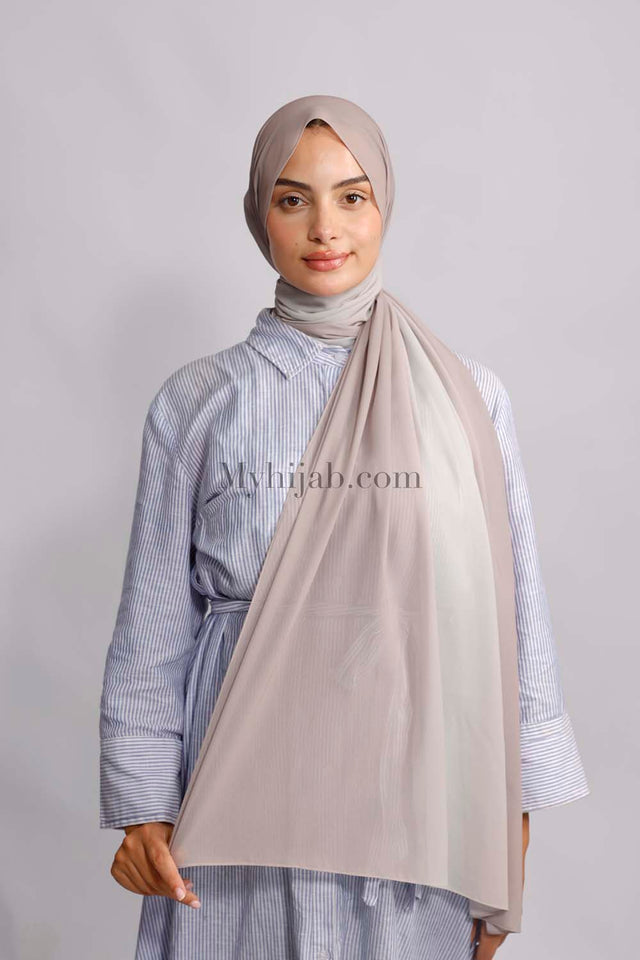 Muslin Dégradé - Beige noeud