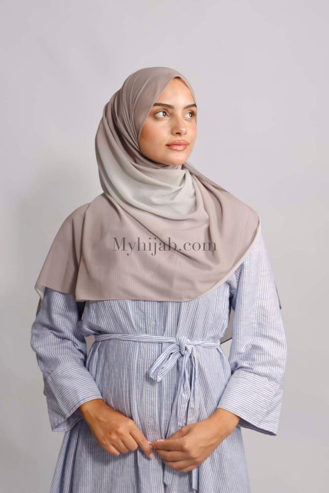 Muslin Dégradé - Beige noeud