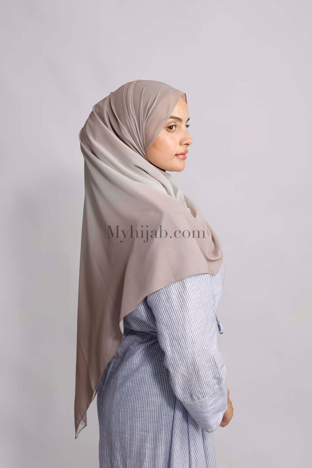 Muslin Dégradé - Beige noeud