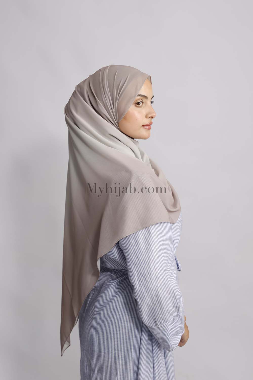 Muslin Dégradé - Beige noeud