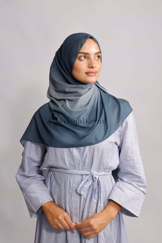 Muslin Dégradé - Gris foncé