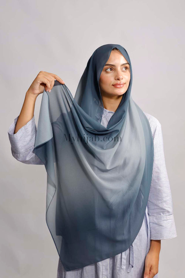 Muslin Dégradé - Gris foncé