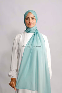 Muslin Dégradé- Torquoise