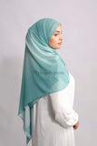 Muslin Dégradé- Torquoise