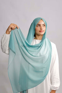 Muslin Dégradé- Torquoise