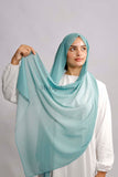 Muslin Dégradé- Torquoise