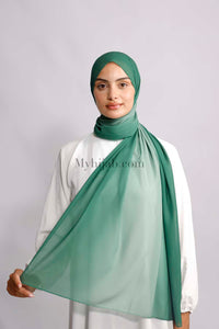 Muslin Dégradé - Vert foncé