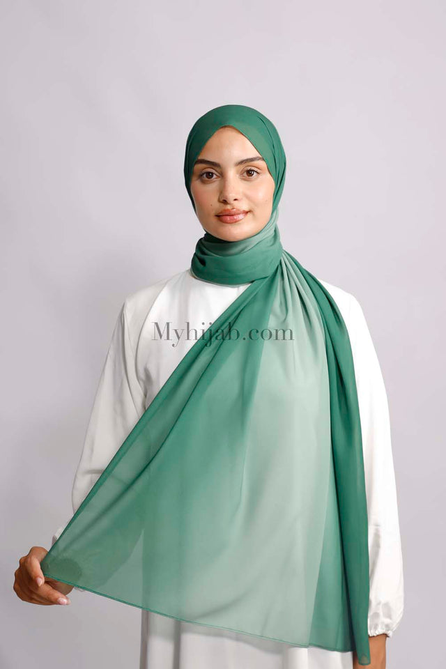 Muslin Dégradé - Vert foncé