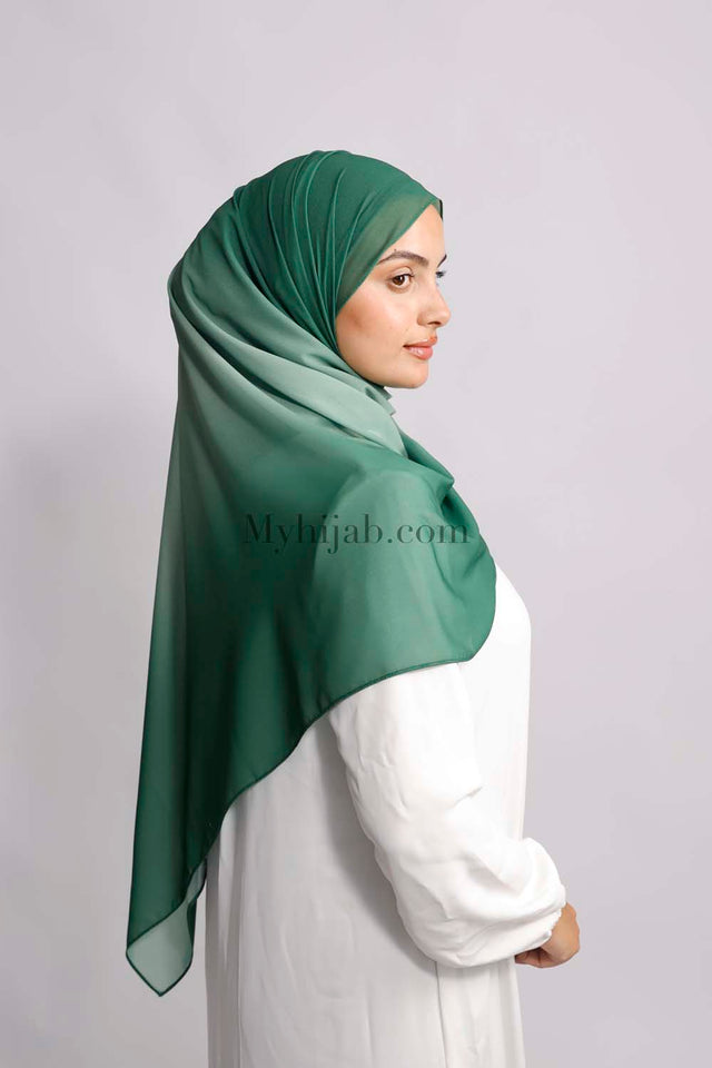 Muslin Dégradé - Vert foncé