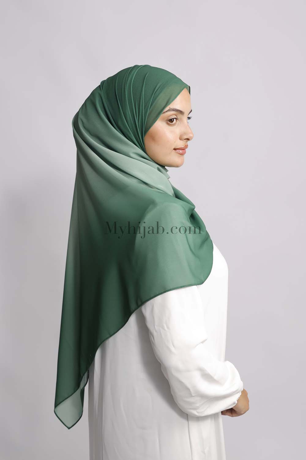 Muslin Dégradé - Vert foncé