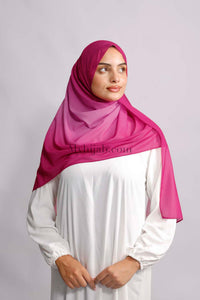 Muslin Dégradé - Rose indien