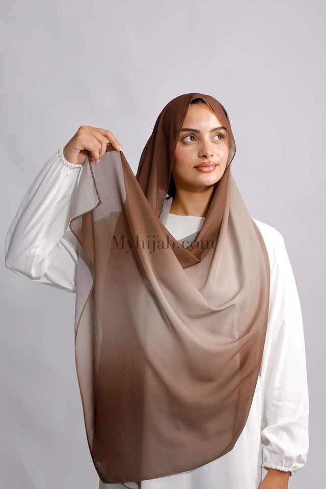 Muslin Dégradé - Marron