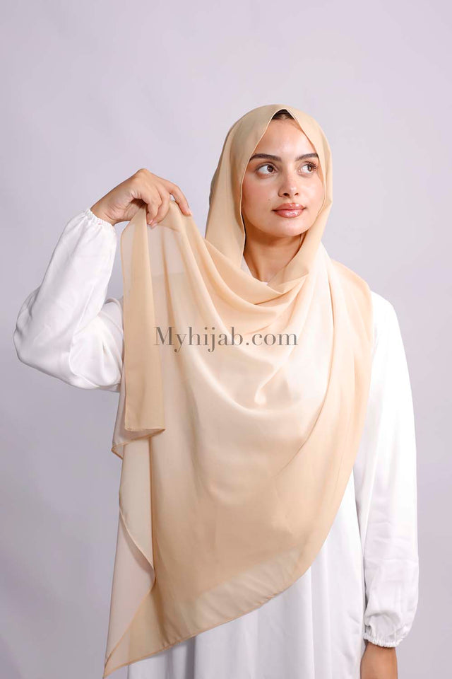 Muslin Dégradé - Beige sable