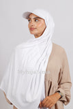 Châle Casquette - Blanche