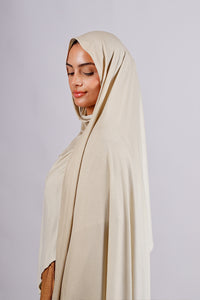 Lycra degradé - Beige milk
