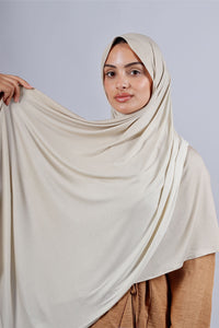 Lycra degradé - Beige milk