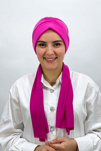 Dubai hijab - Rose Fuchsia