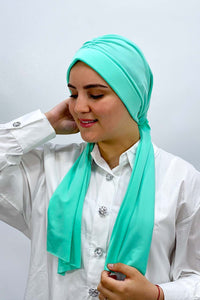 Dubai hijab - Turquoise