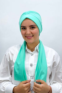 Dubai hijab - Turquoise