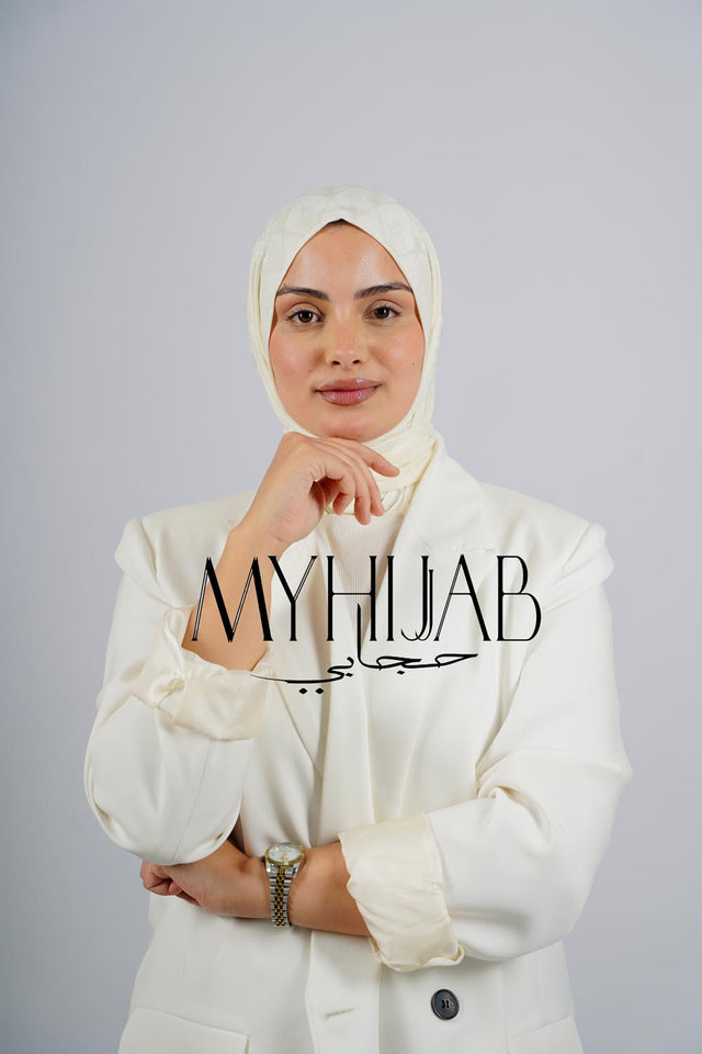 Tabaquia Kashkha Lamsa - Blanc cassé