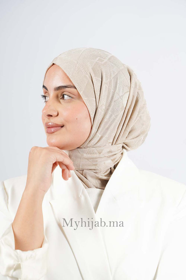 Tabaquia Kashkha Lamsa - Beige Gris
