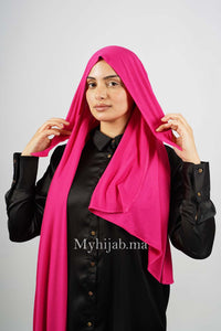 lycra Tie Back - rose fushia