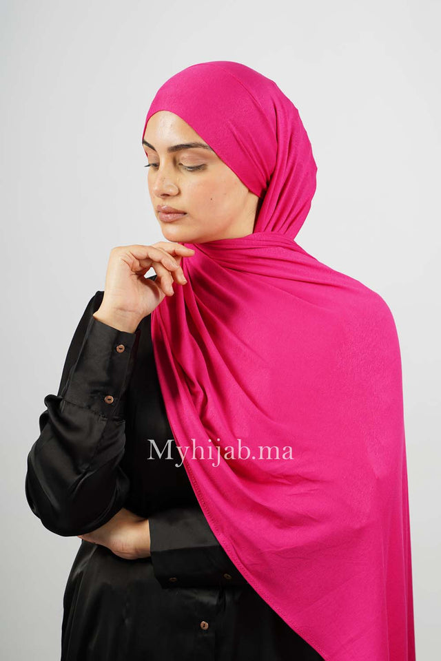 lycra Tie Back - rose fushia
