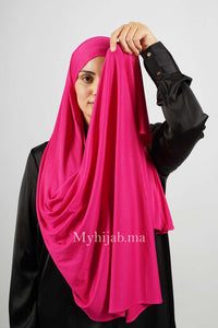 lycra Tie Back - rose fushia