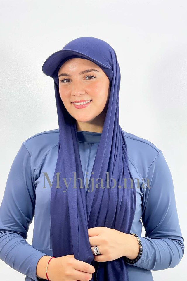 Châle Casquette - blue marine