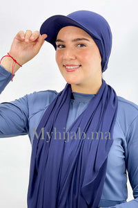 Châle Casquette - blue marine