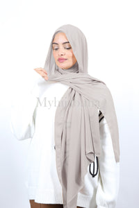 Crepe Bonne Ninja-Beige gris