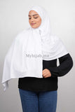 Lycra deux plis - Blanche