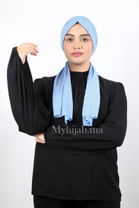 Dubai hijab -  Blue ciel