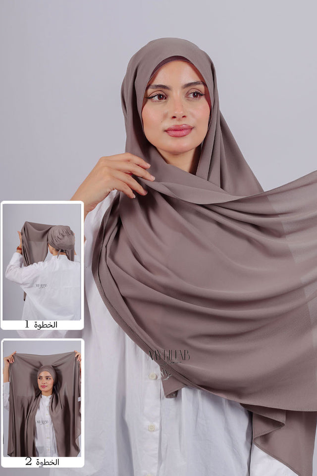 Crepe Bonnet Fermé - Taupe foncé