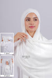 Crepe Bonnet Fermé - Blanche