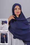 Crepe Bonnet Fermé - Blue marine