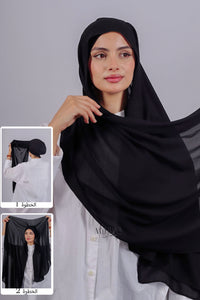 Crepe Bonnet Fermé - Noir