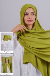 Crepe Bonnet Fermé - Pistache