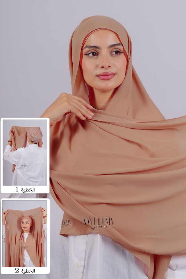 Crepe Bonnet Fermé - Beige pink