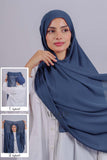 Chale Bonnet Fermé - Bleu jeans foncé