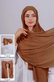 Crepe Bonnet Fermé - Marron clair