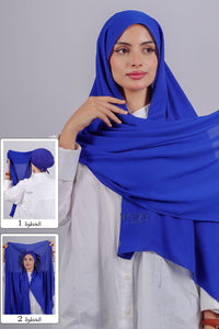 Crepe Bonnet Fermé - Blue roi