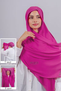 Crepe Bonnet Fermé - Rose fushia
