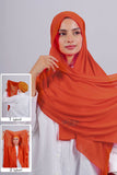Crepe Bonnet Fermé - Orange