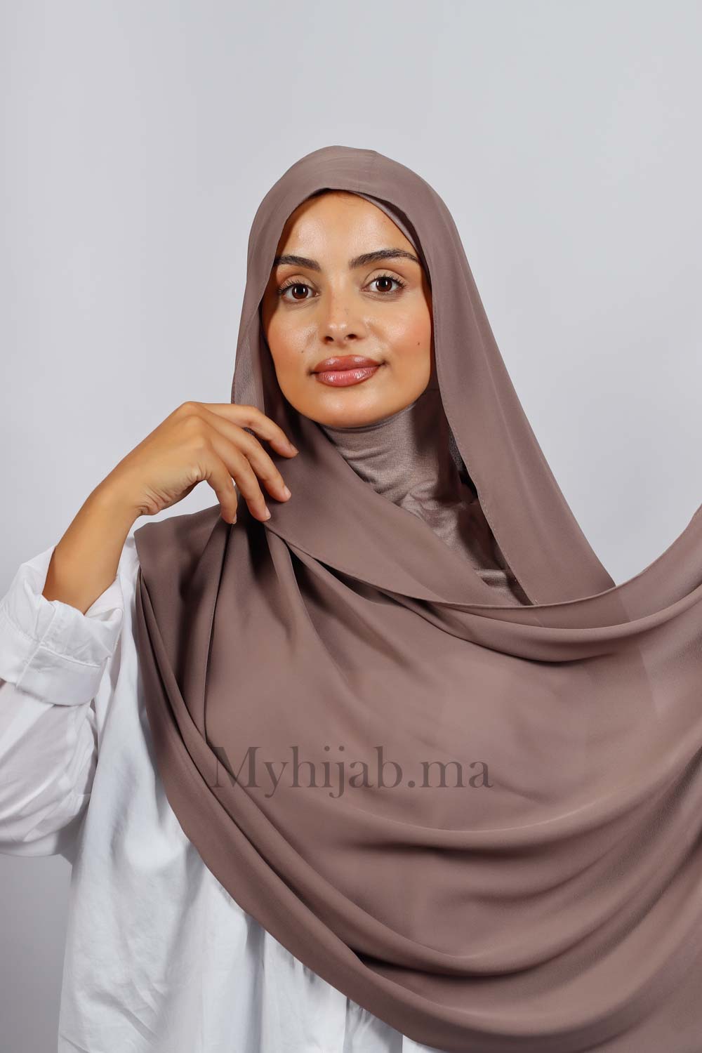 Crepe Bonnet Ninja - Marron pink