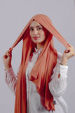 Lycra Tie Back - Salmon